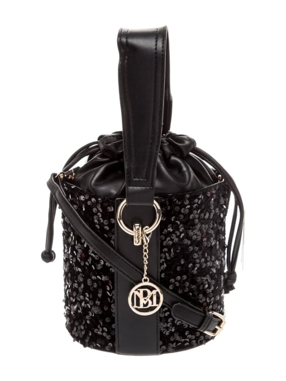 Authentic Badgley Mischka Sequins Bucket Bag NWT